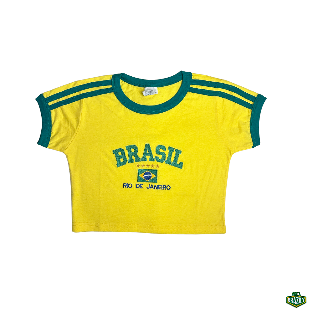 Camisa Feminina + Camisa Cropped