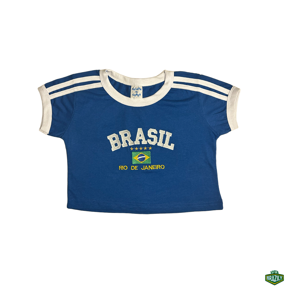 Camisa Feminina + Camisa Cropped