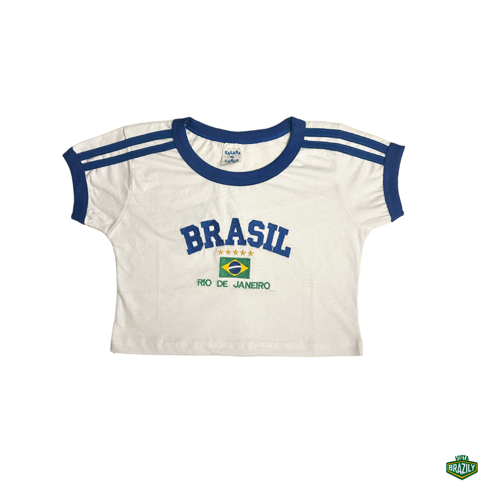 Camisa Feminina + Camisa Cropped