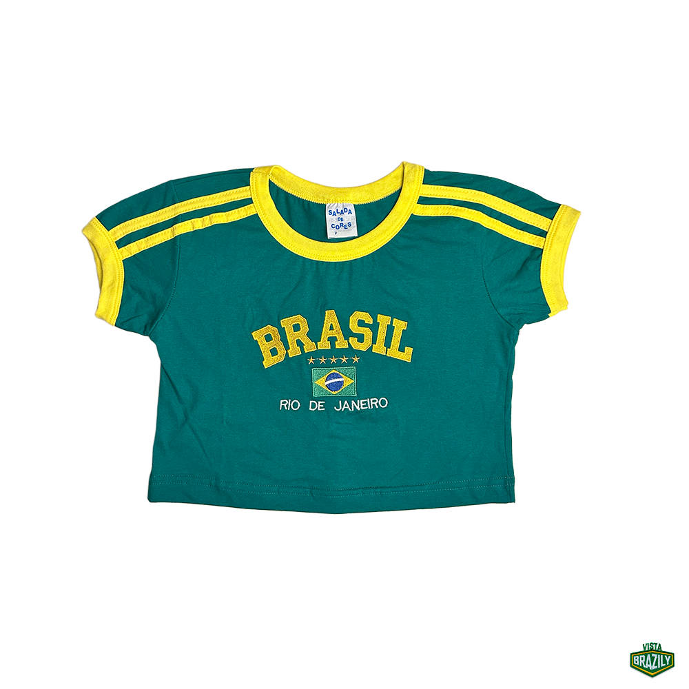 Camisa Feminina + Camisa Cropped